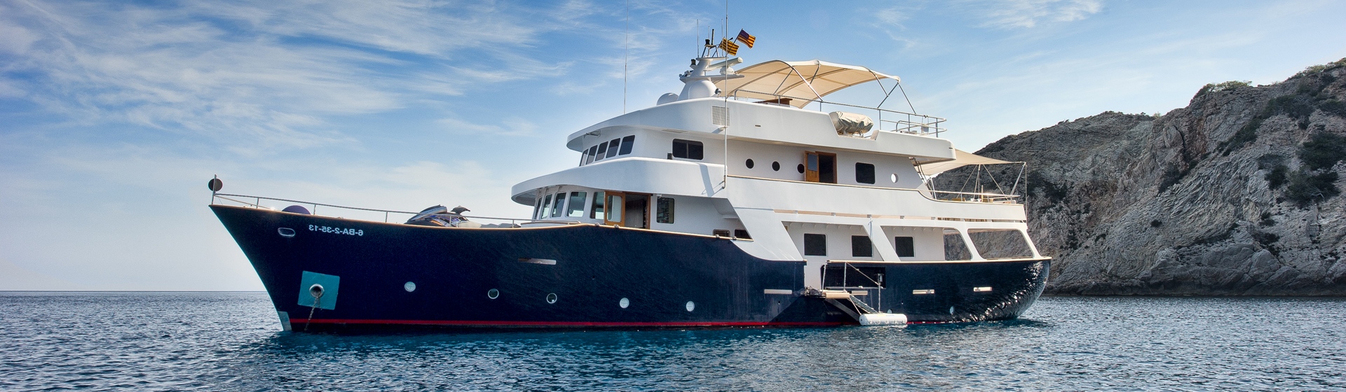 Luxury Classic Motor Yacht Charter Balearic Islands