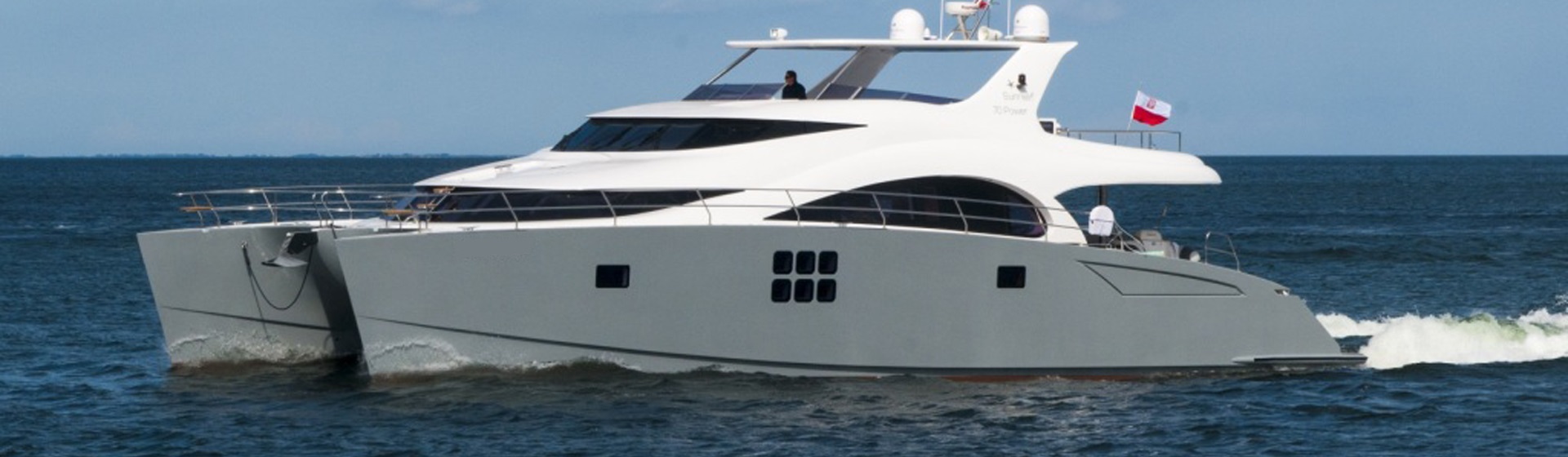 Luxury Power Catamaran Charter West Mediterranean Sea Sunreef 70 power
