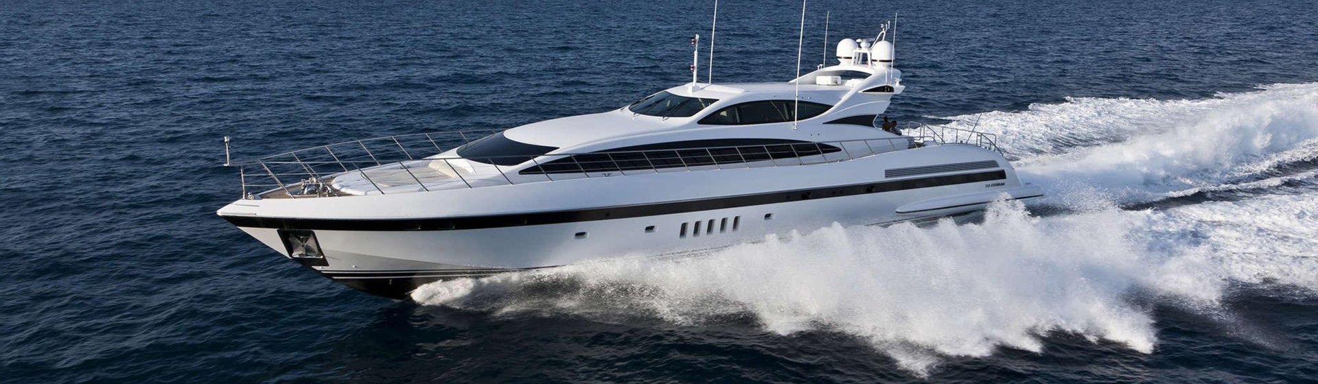 Luxury Crewed Yacht Charter Cannes Mangusta 105