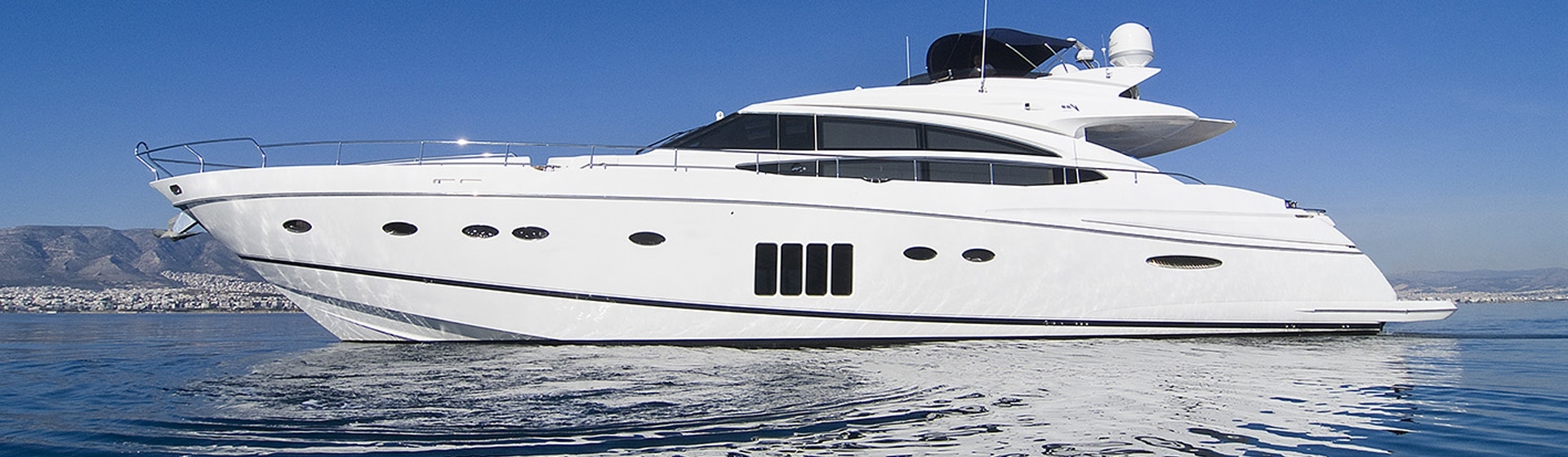 Luxury Crewed Yacht Charter East Mediterranean Sea Princess 85