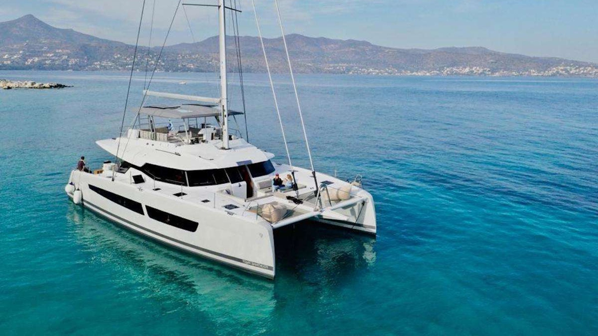 Luxury yacht cruising in Southeast Asia